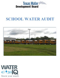 Cover of the TWDB School Water Audit workbook